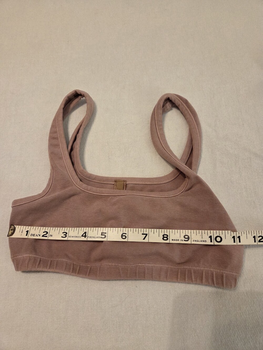 SKIMS (2 PC) Bundle Purple Twist Front Taupe Wide Band Pullover Bralette Size S - Picture 6 of 7